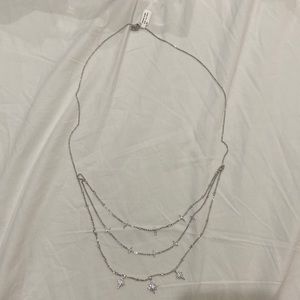 Authentic APM Monaco Triple Chain Meteorites Necklace